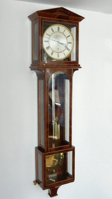 Elegante Wiener Regulator-Pendeluhr, 'Ph. Happacher in Wien', 1 Monat, ca. 1820. - image 2