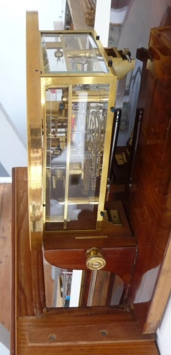 Elegante Wiener Regulator-Pendeluhr, 'Ph. Happacher in Wien', 1 Monat, ca. 1820. - image 4