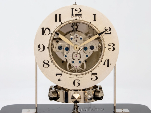 Ein wunderschöner französischer Art-Deco-Reutter-Patent-Atmos-Uhr, Modell P01, ca. 1935. - afbeelding 5