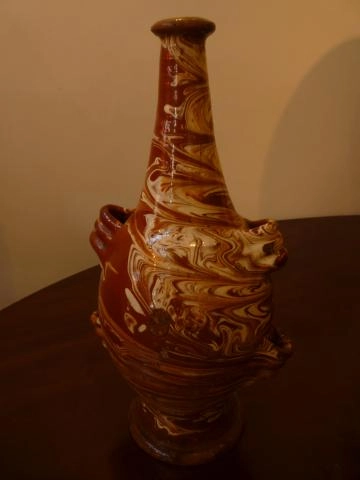 Slipware pilgrimsbottle
