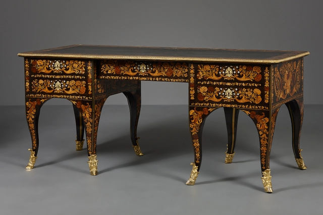 Frans Louis XIV bureau plat, toegeschreven aan Renaud Gaudron - afbeelding 5