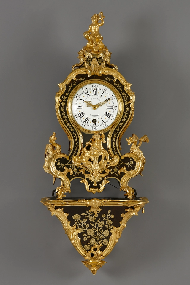 French Louis XV console clock, Baillon - afbeelding 2