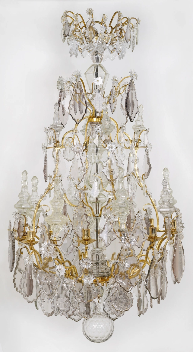 Lustre à cage d’époque Louis XV