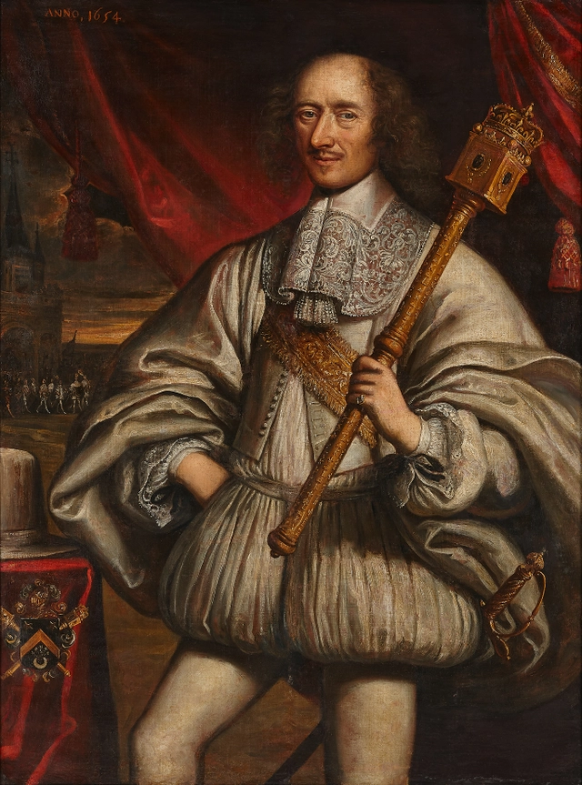 Franse school, portret van de kamerheer van Louis XIV - afbeelding 1