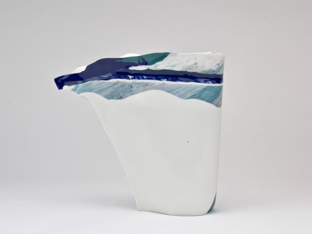 Henk Wolvers, Porcelain vase, 1988 - afbeelding 1