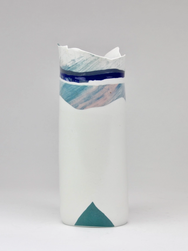 Henk Wolvers, Porcelain vase, 1988 - afbeelding 3