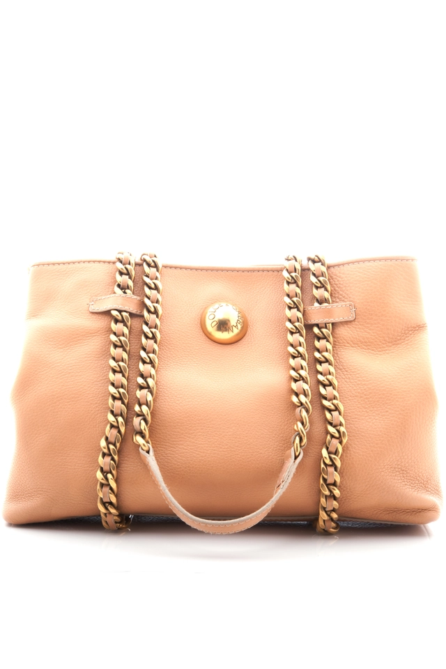 Dolce & Gabbana Tan Leather Shoulder Bag