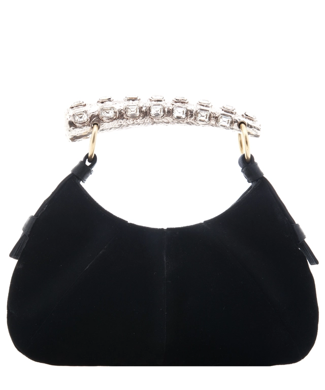 Yves Saint Laurent 'Mombasa' Evening Bag in Black Velvet