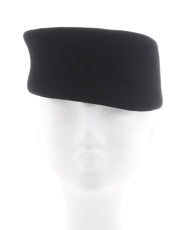 Black Vintage Pillbox Hat