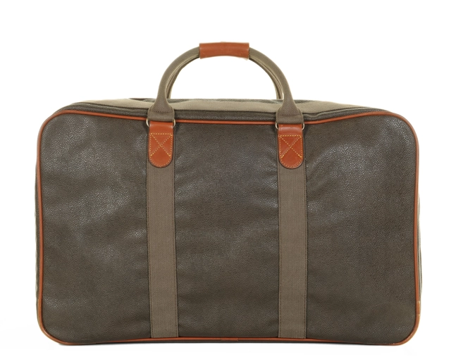 Mulberry Green Scotchgrain Suitcase Medium