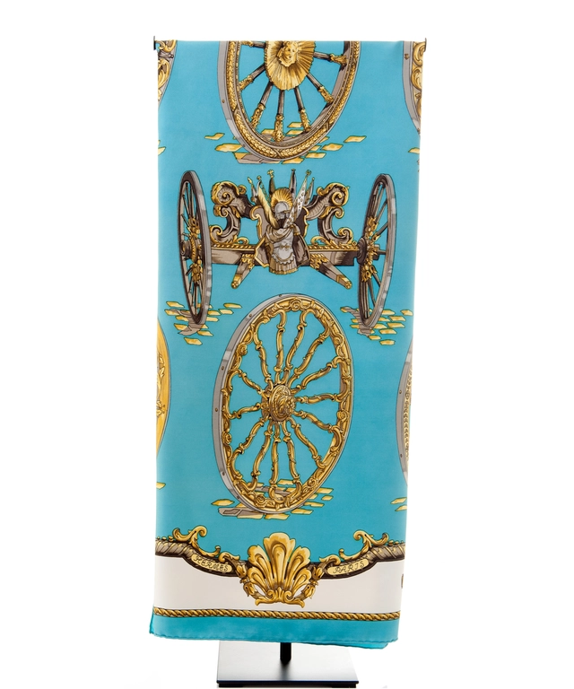 Hermès Carré Roues de Canon 1967