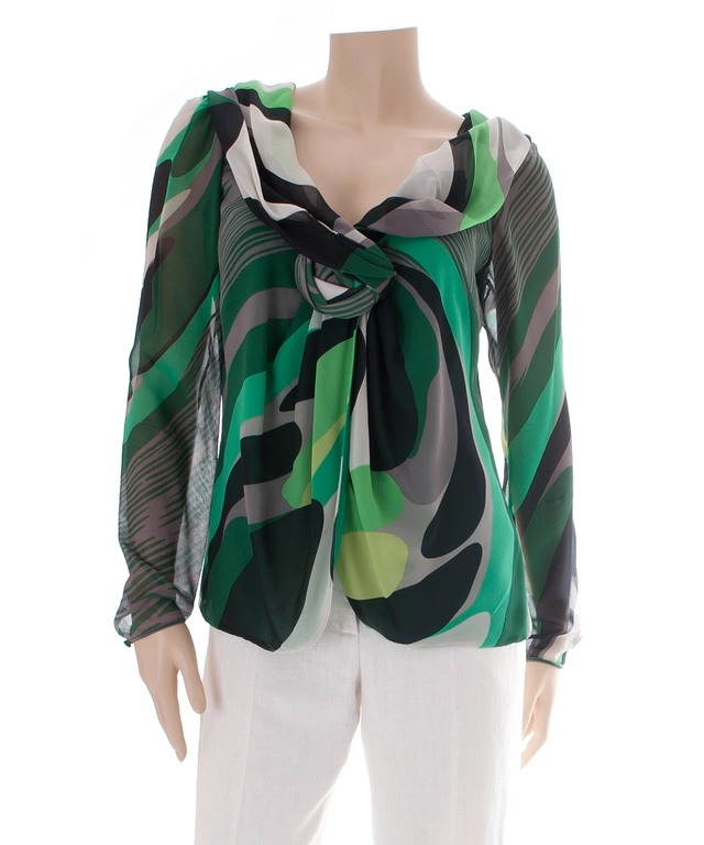 Emanuel Ungaro Multicolor Silk Blouse