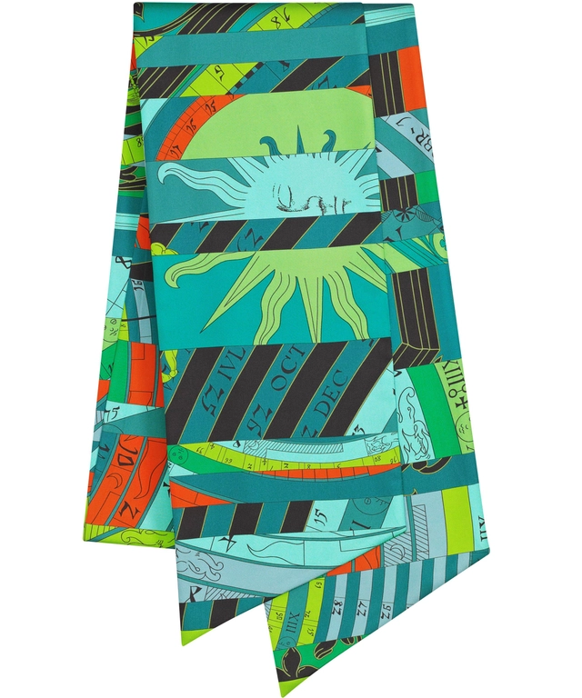 Hermès Astrologie Nouvelle Silk Maxi Twilly