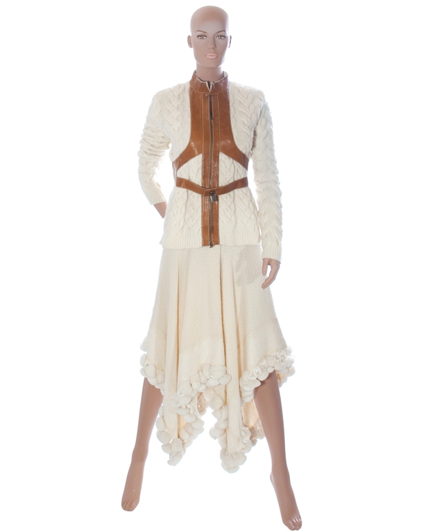 Alexander McQueen Scanner Skirt Suit