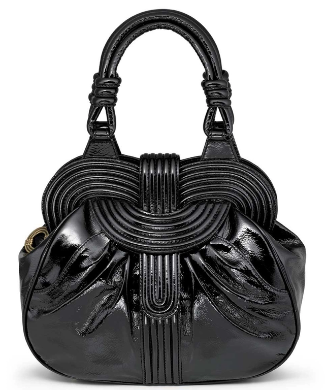 Lara Bohinc 'Lunar Eclipse' Black Patent Leather Handbag