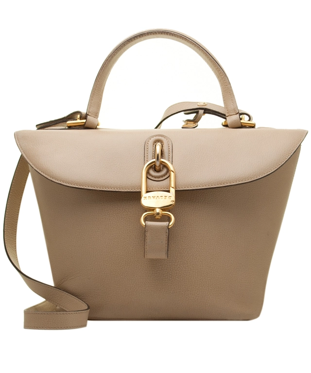 Delvaux Tan Leather Shoulder Bag