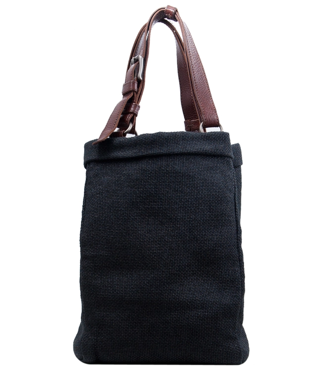 Marni Blue Woven Tote Bag