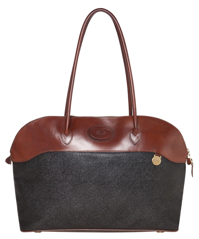 Mulberry 'Tedbury' Tote Bag with Brown Leather Trimmings