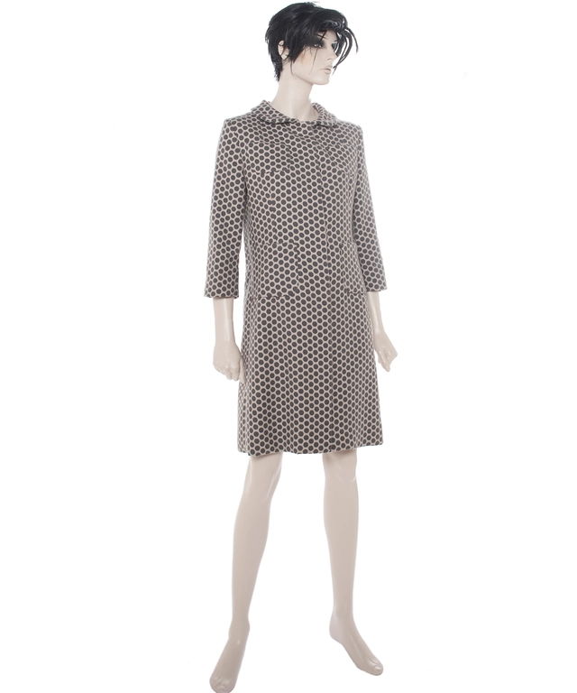 Marni Wool Polka Dot Coat Long