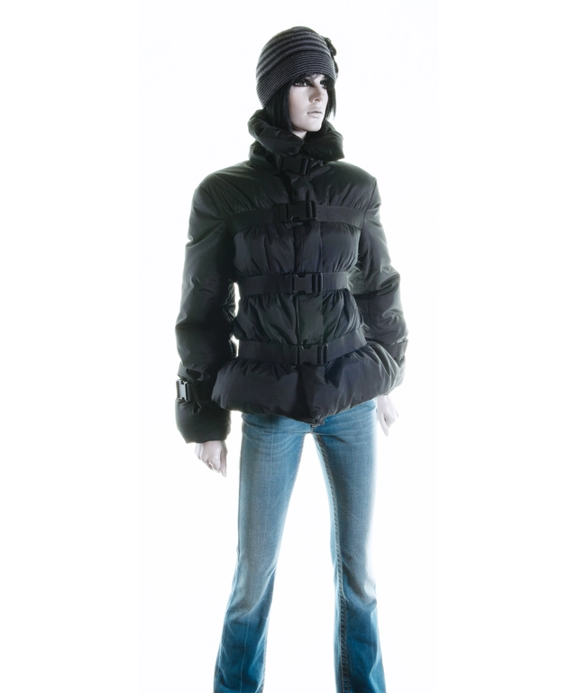 Jean Paul Gaultier Runway A/W 2003 Iconic  Bondage Goose Down Puffer Jacket