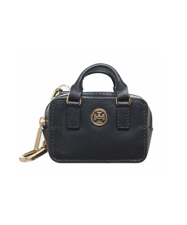 Tory Burch 'Robinson' Black Mini Tote Bag Charm