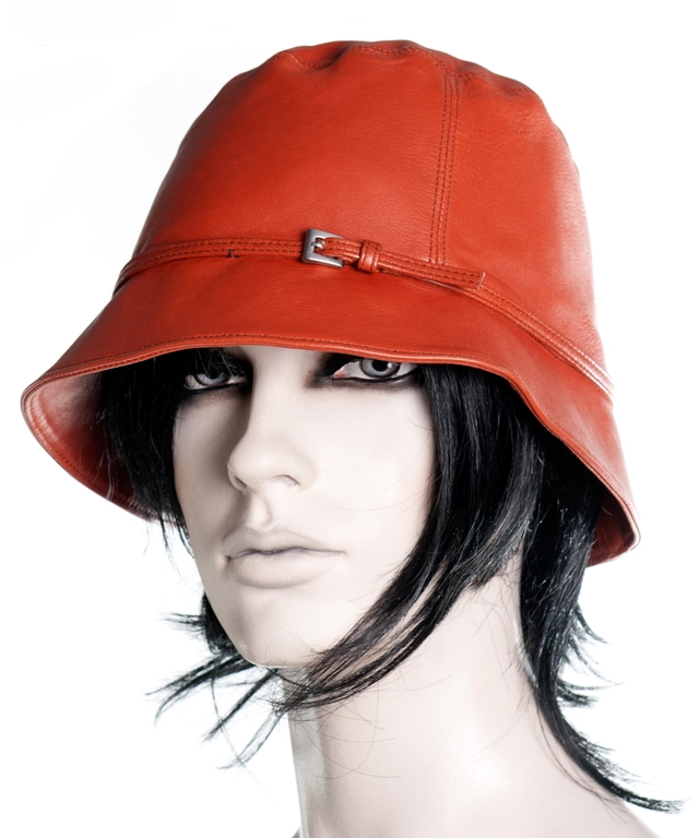 Prada Leather Bucket Hat