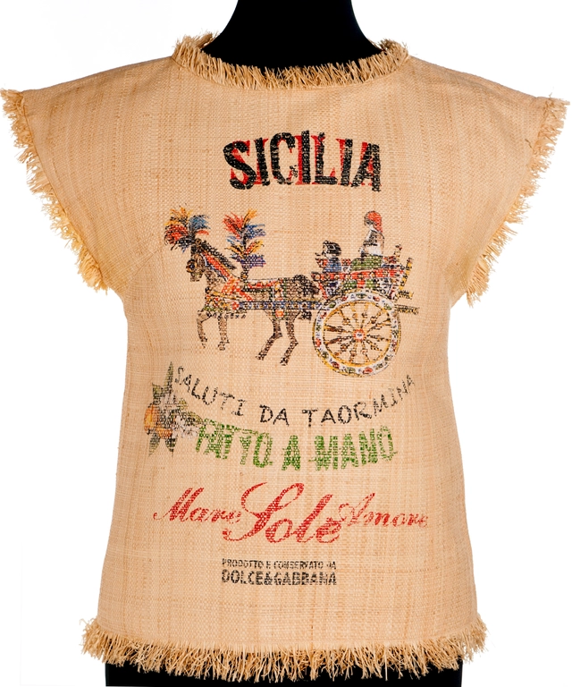 Dolce & Gabbana Raffia Top