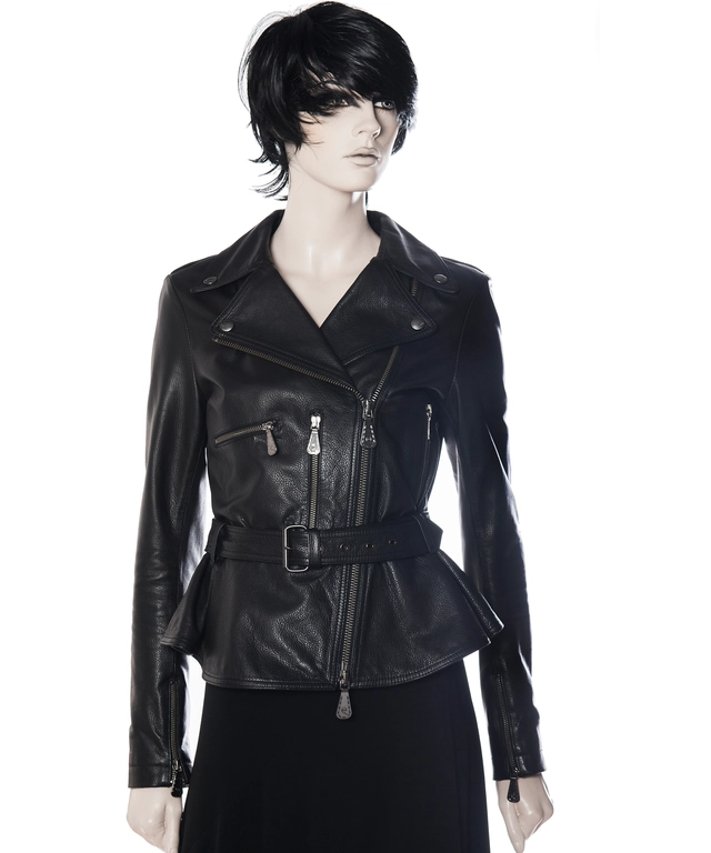McQ By Alexander McQueen Zwarte Leren Jas