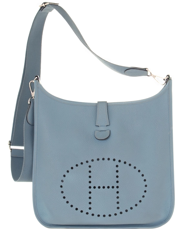 Hermès Ciel Blue Evelyne III 33 Bag
