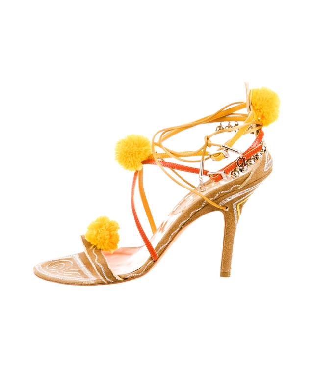 Christian Dior Pom Pom Sandal