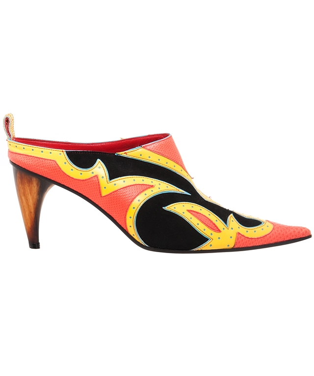 Alexander McQueeen Horn Slip On Pumps