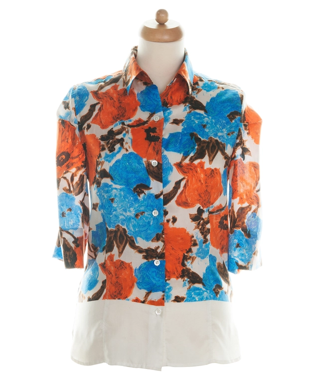 Dries van Noten Zijden Bloes