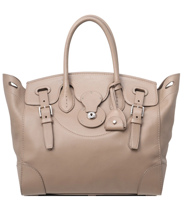 Ralph Lauren Taupe Soft Ricky Bag