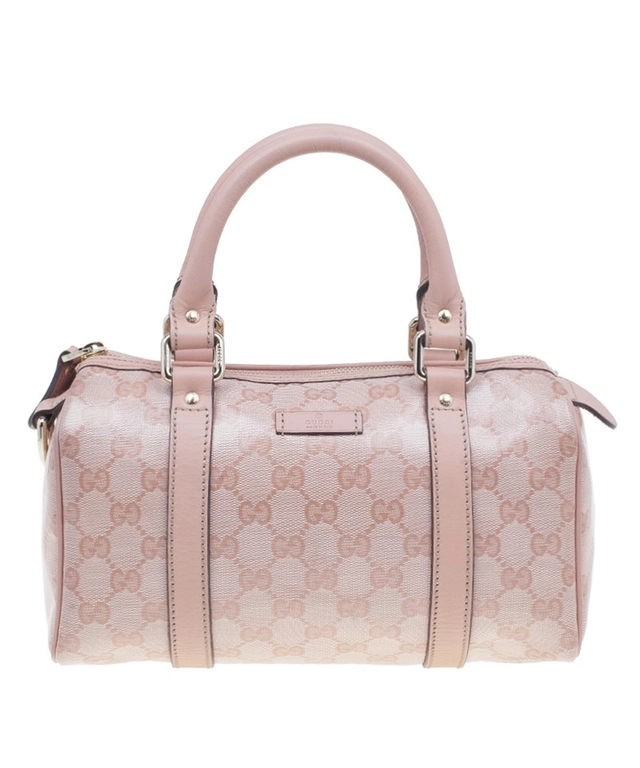 Gucci Rose Crystal Guccissima Leather Small 'Joy Boston' Bag