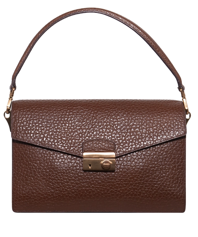 Prada Brown Berlino Sound Bag