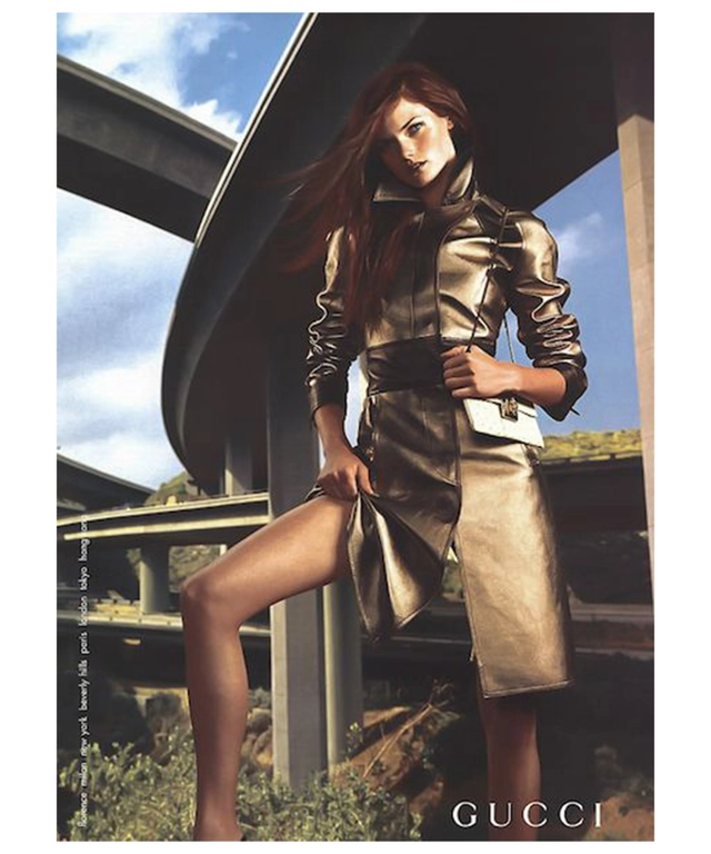 Documented Fall 2000 Tom Ford for Gucci Runway Leather Coat