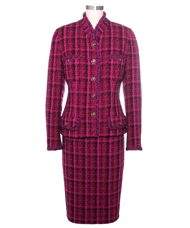 Documented 1995 Chanel Runway Tweed Skirt Suit