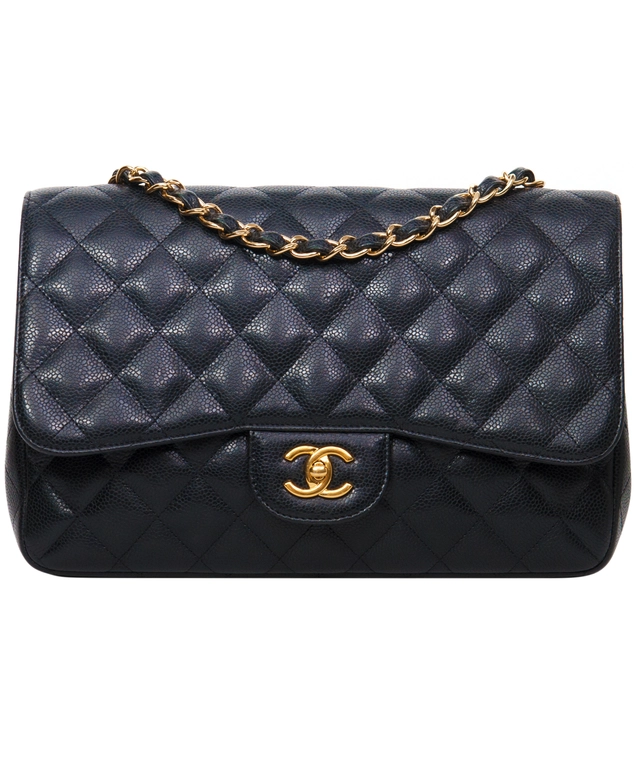 Chanel Classic Caviar Large Shoulder Bag