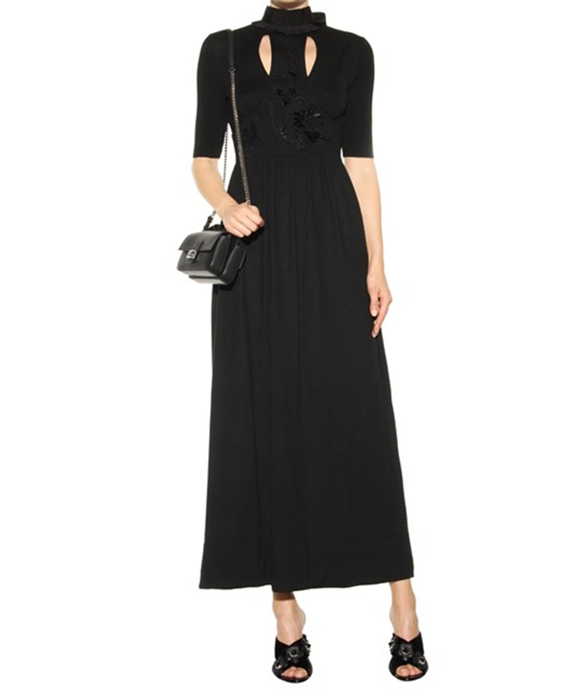 Fendi Black Wool Dress