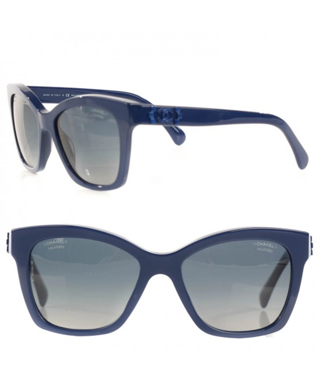 Chanel Navy Blue Boy Lego 5313 Cc Sunglasses