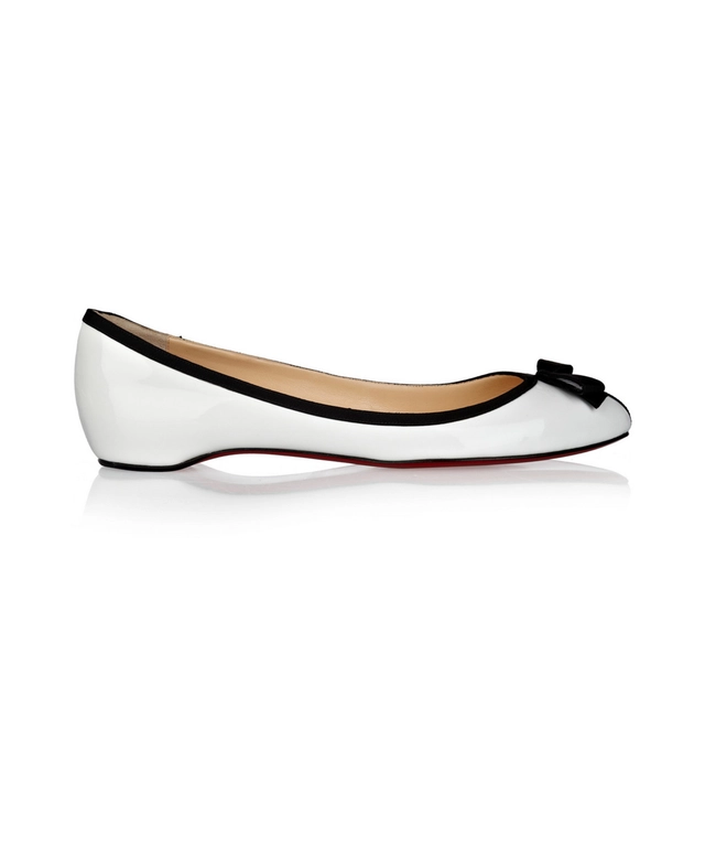 Christian Louboutin 'Balinodono' Patent-leather Ballet Flats