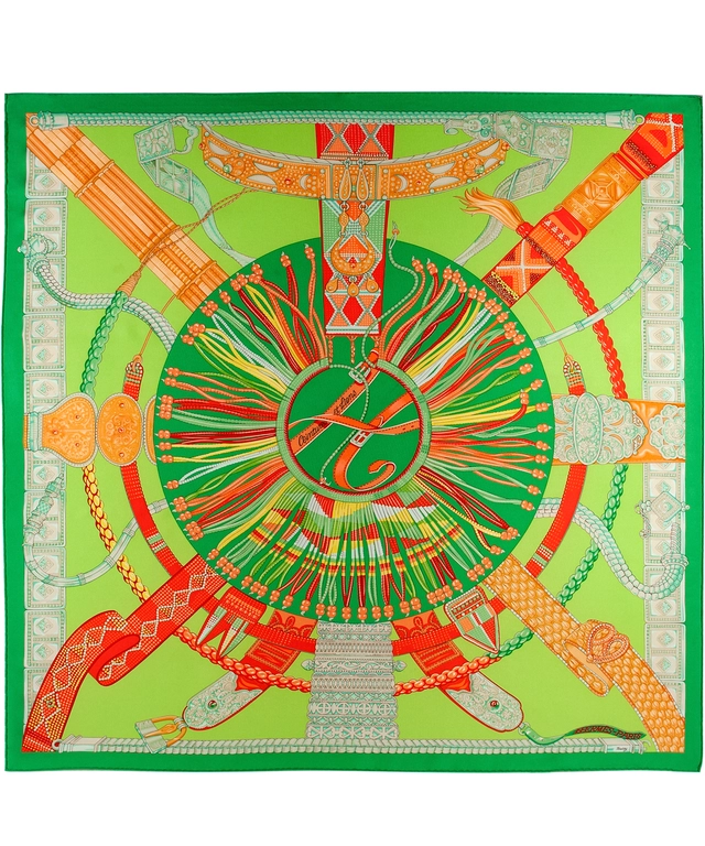Hermès Carré 90 'Ceintures et Liens'
