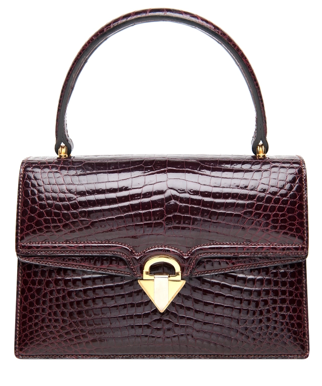 Vintage Gucci Crocodile Top Handle Bag