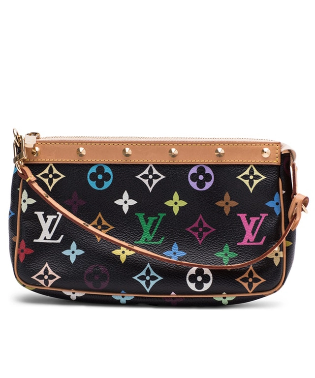 Louis Vuitton Black Multicolore Pochette