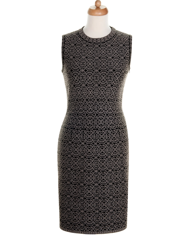 Alaïa Geometric Print Sleeveless Dress