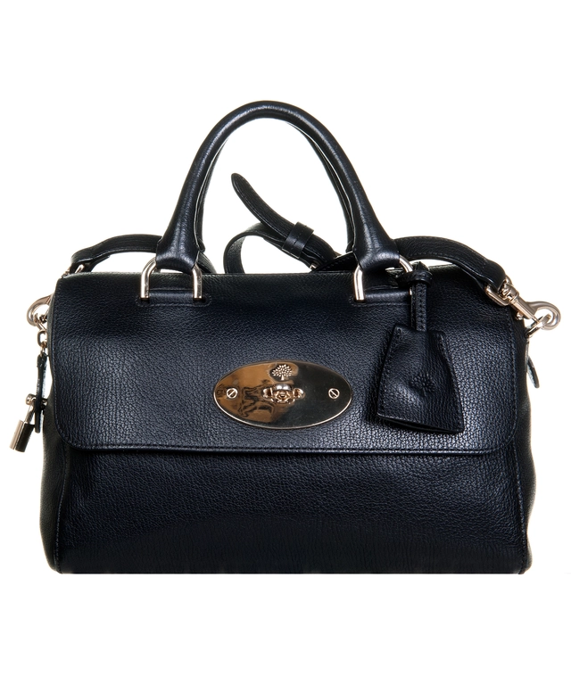 Mulberry Black Small Del Rey Bowling Bag