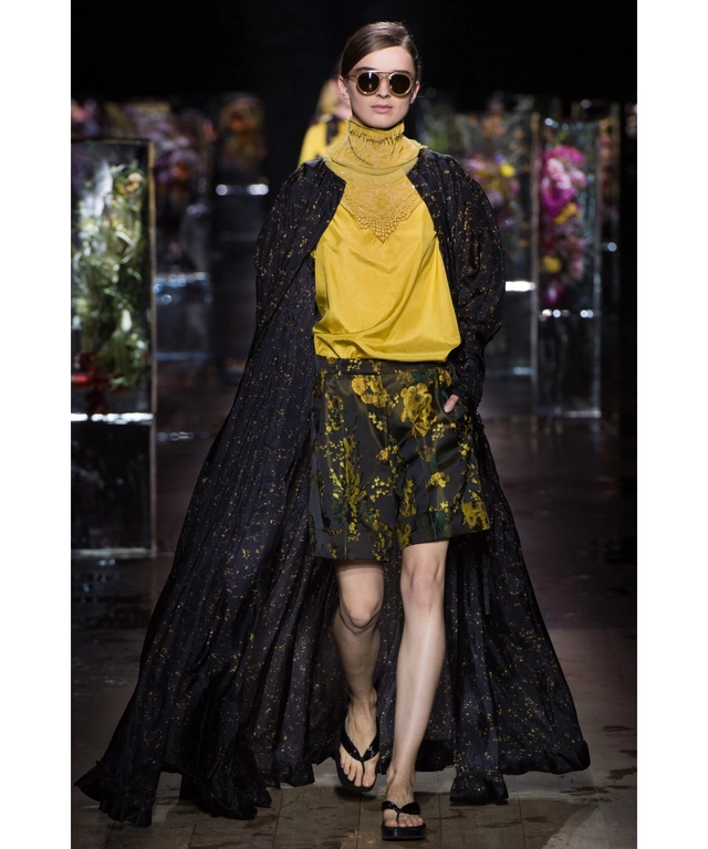 SS 2017 Dries van Noten Runway 'Patrick' Jacquard Shorts