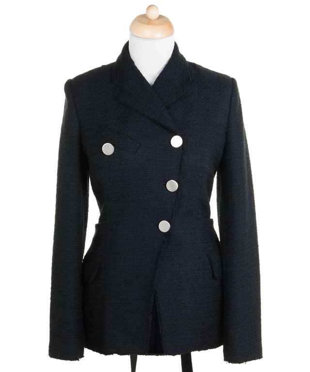 Proenza Schouler Asymmetrical Cotton Tweed Blazer