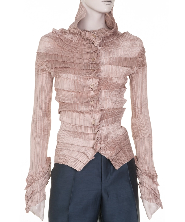 90' Issey Miyake Vintage Accordion Pleated Top