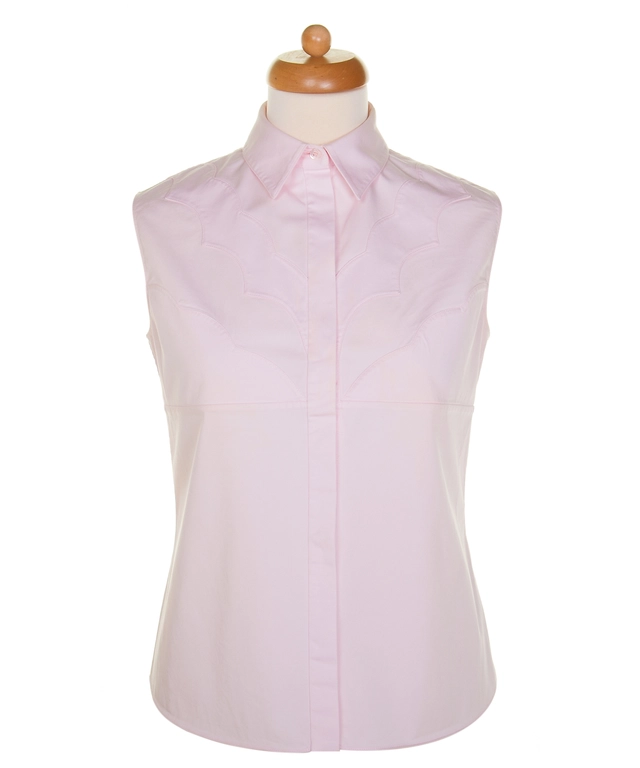 Christian Dior Pink Cotton Sleeveless Top